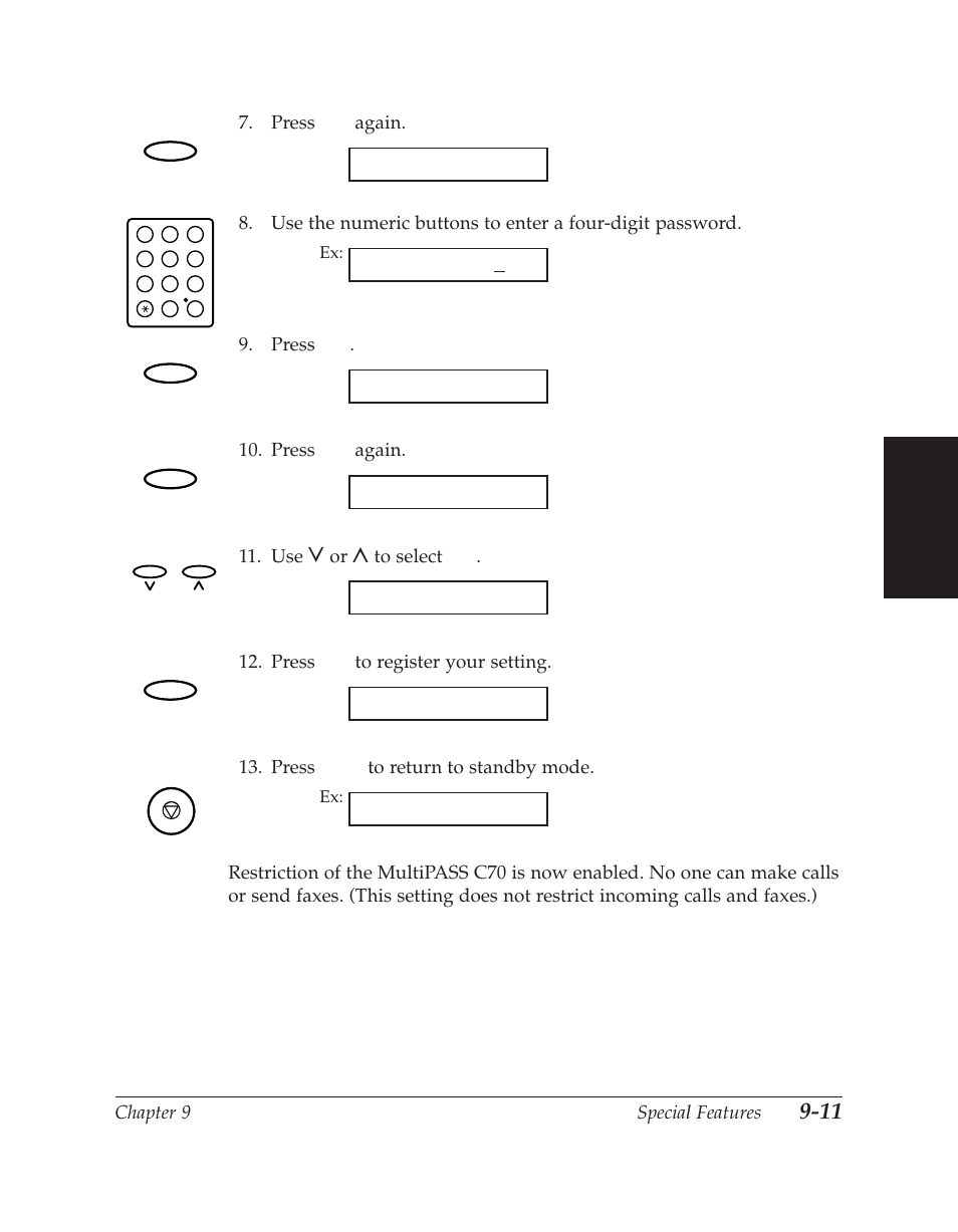 Chapter 9 special features | Canon C70 User Manual | Page 253 / 421