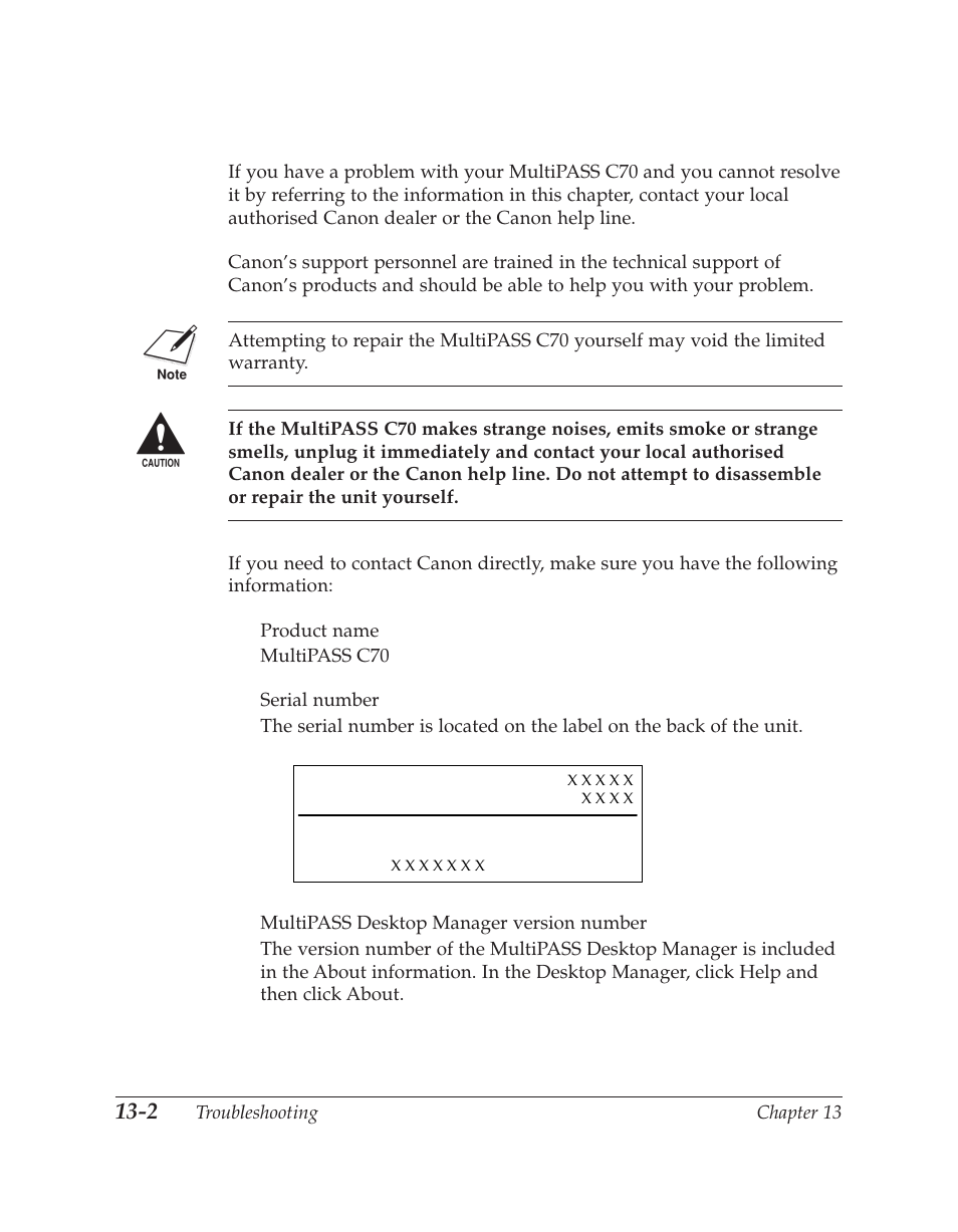 If you cannot solve the problem | Canon C70 User Manual | Page 310 / 421