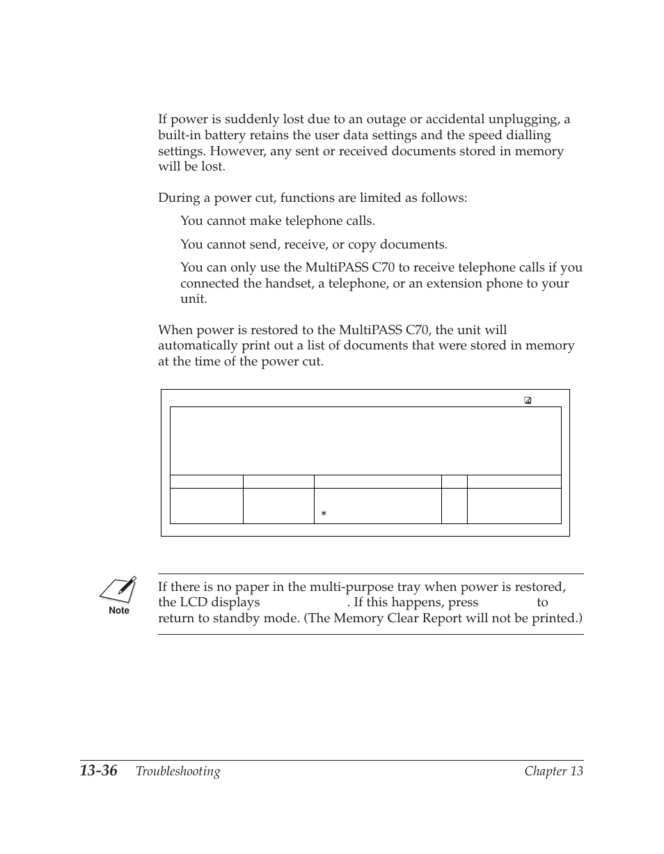 If a power cut occurs, Troubleshooting chapter 13 | Canon C70 User Manual | Page 344 / 421