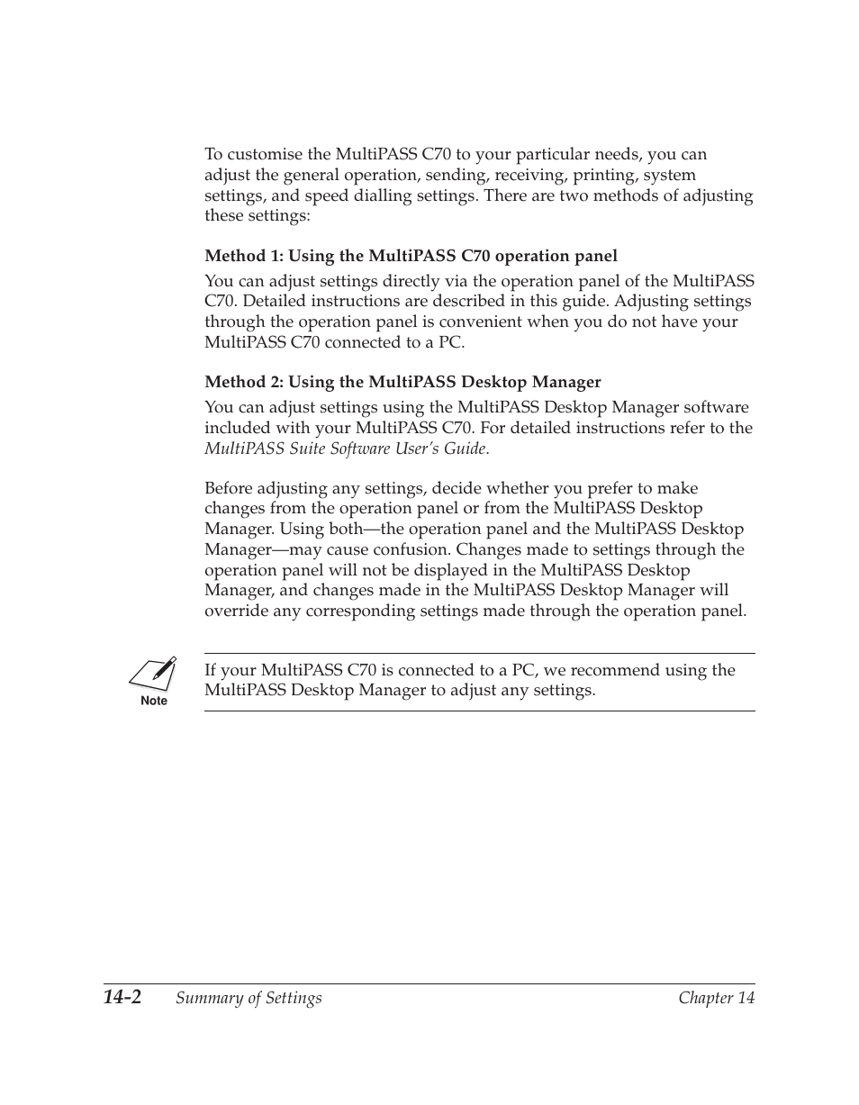 The multipass c70 settings | Canon C70 User Manual | Page 346 / 421