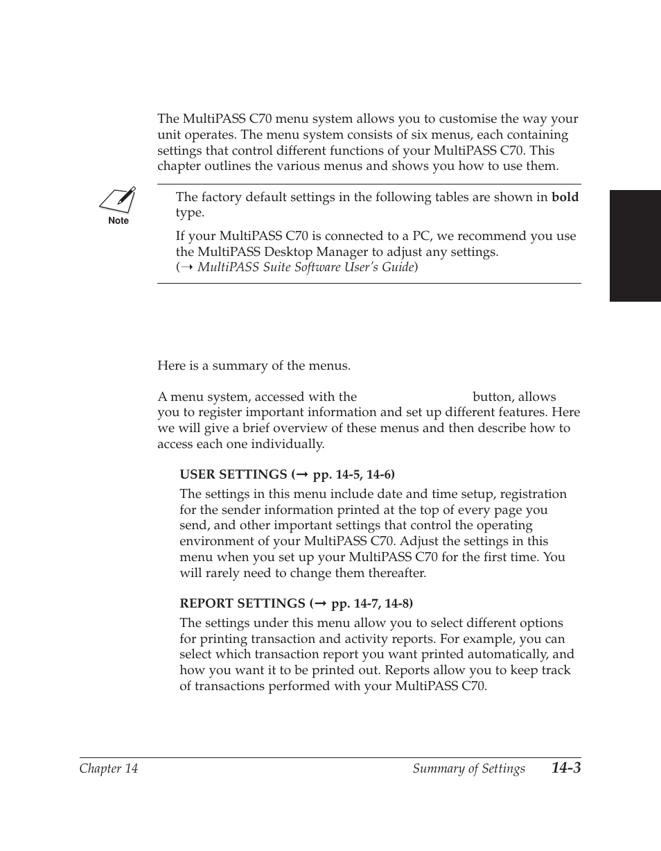 Understanding the menu system, Summary of menus | Canon C70 User Manual | Page 347 / 421