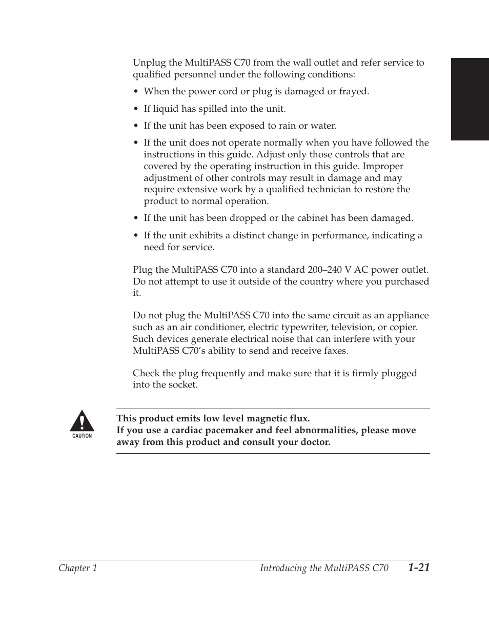 Canon C70 User Manual | Page 37 / 421