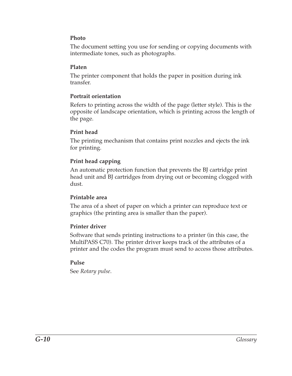 G-10 | Canon C70 User Manual | Page 398 / 421