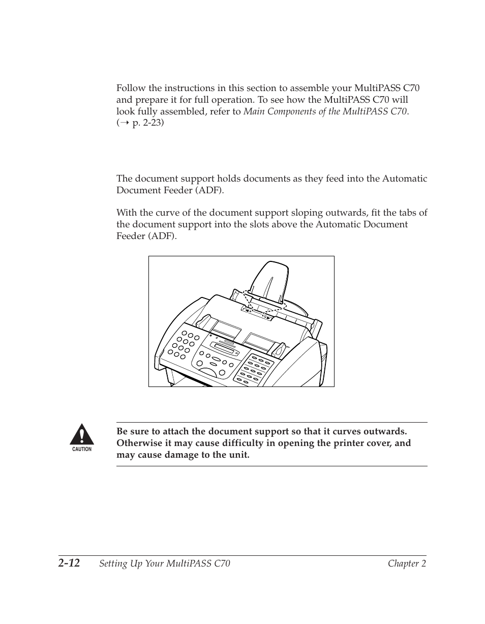 Assembling the multipass c70 | Canon C70 User Manual | Page 50 / 421