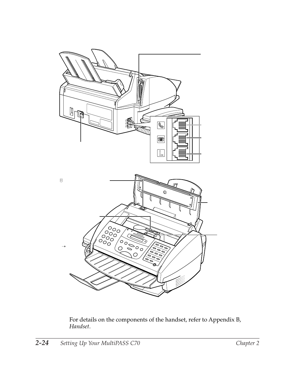 Back view inside view handset | Canon C70 User Manual | Page 62 / 421