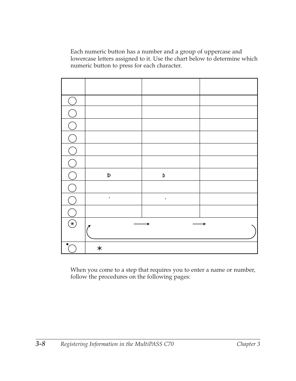 Entering numbers, letters, and symbols | Canon C70 User Manual | Page 90 / 421