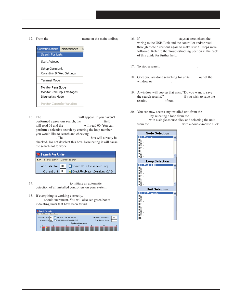 Prism ii setup instructions, Usb-link technical guide 11 operator interface | Auto-Zone Control Systems SS0070 USB-Link Technical Guide, Installation Instructions for the SS0070 USB-Link (Version 01D) User Manual | Page 11 / 20