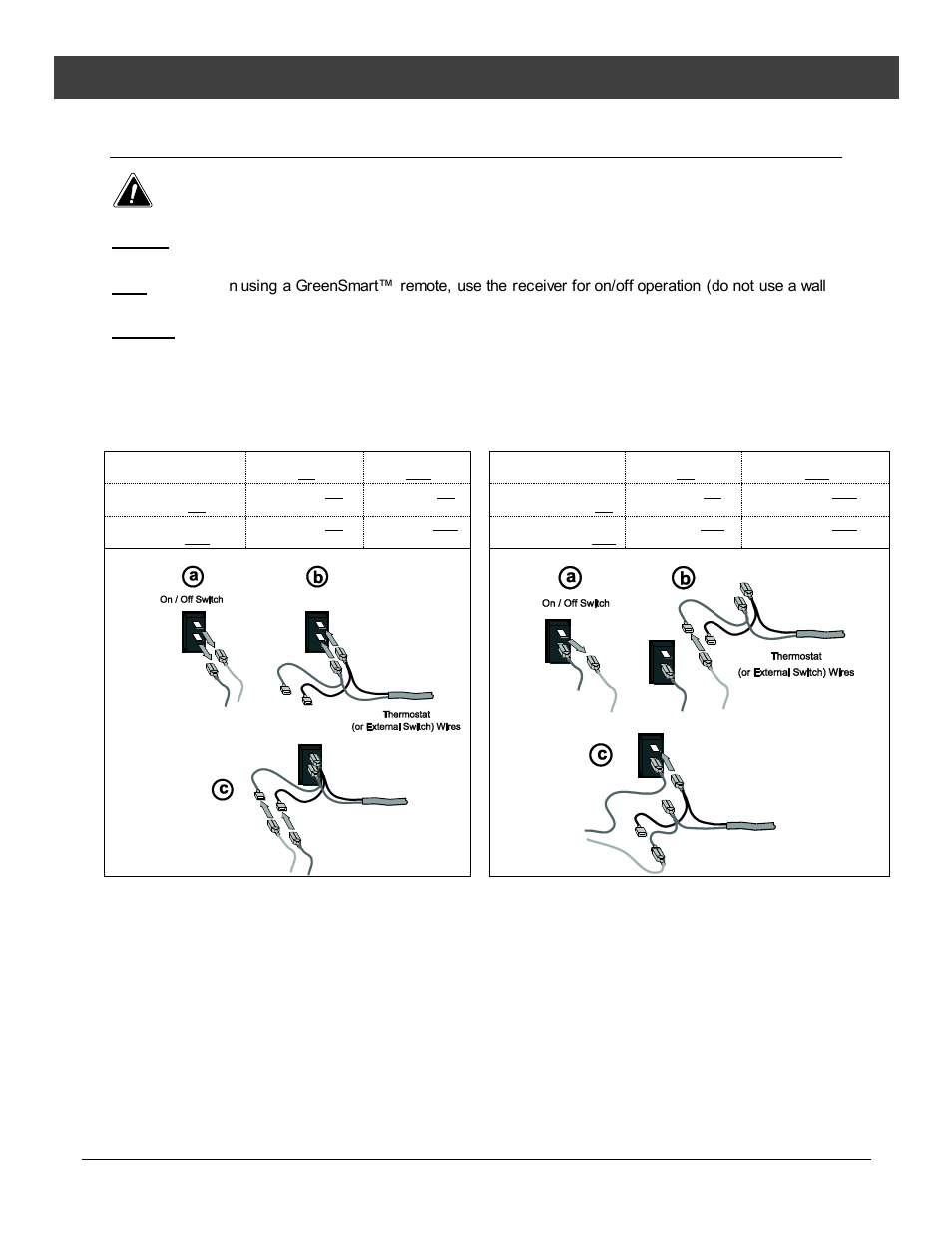 Optional wall switch or thermostat installation, Installation | Avalon Firestyles Tree of Life User Manual | Page 10 / 58