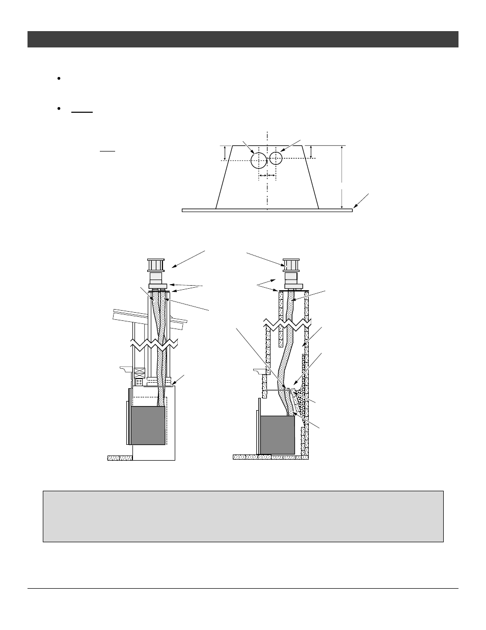 Installation (for qualified installers only), Vent location, Vent configurations | Avalon Firestyles 34 DVL User Manual | Page 16 / 46