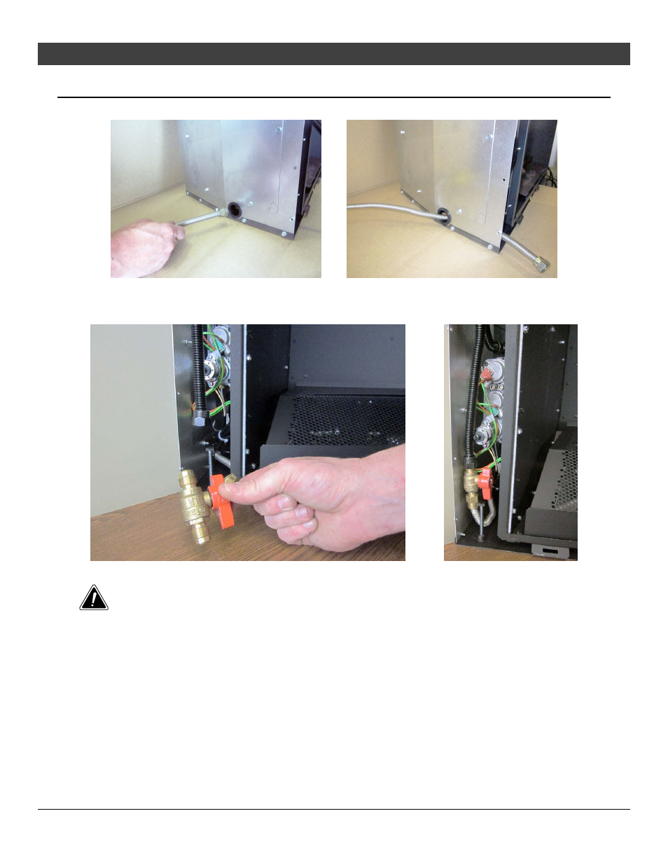Installation (for qualified installers only), Gas line installation | Avalon Firestyles 616 Diamond-Fyre User Manual | Page 14 / 52