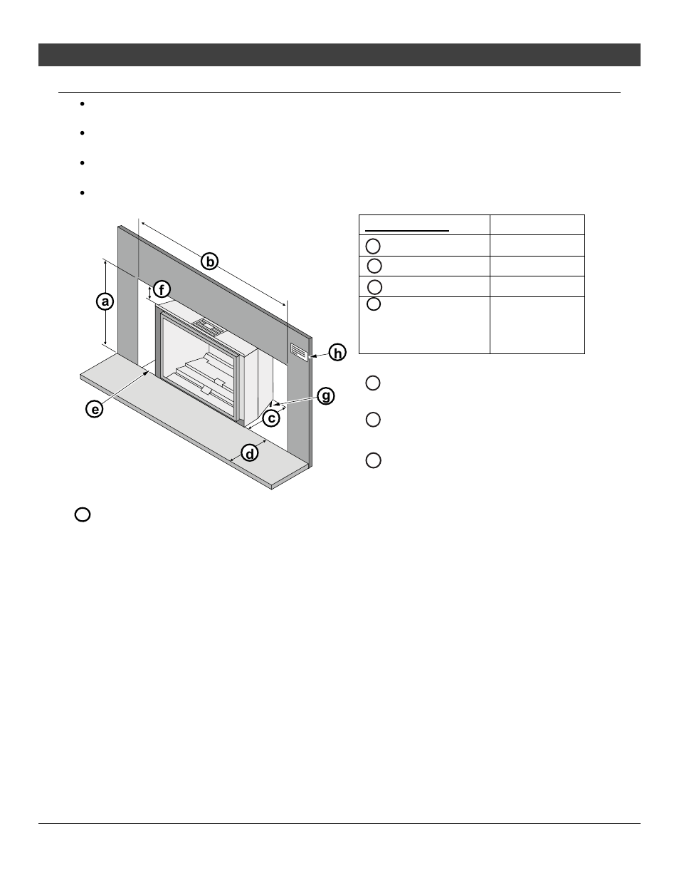 Installation (for qualified installers only), Fireplace requirements | Avalon Firestyles 616 Diamond-Fyre User Manual | Page 8 / 52
