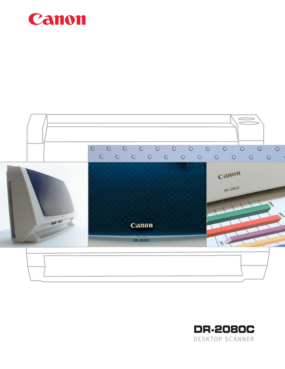 Canon Desktop Scanner DR-2080C User Manual | 4 pages