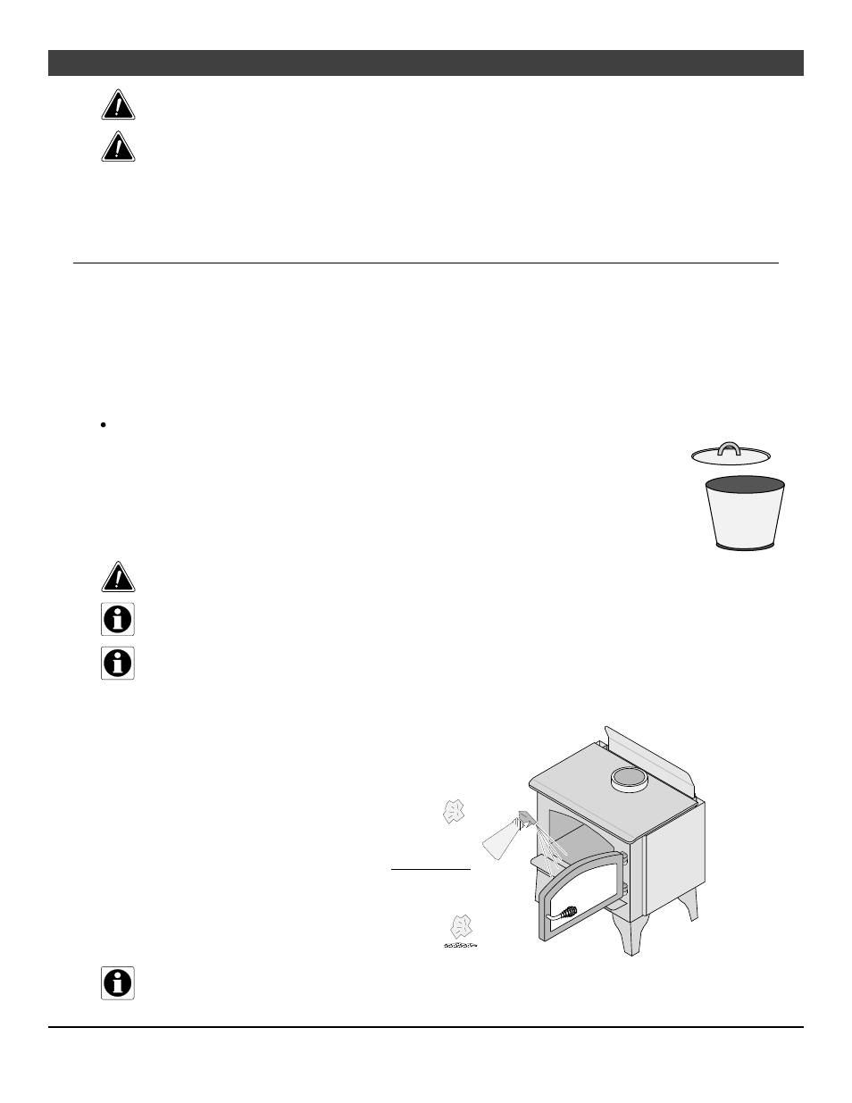 Maintaining your appliance 27, Daily maintenance (while stove is in use) | Avalon Firestyles 1250 Wood Stove User Manual | Page 27 / 38