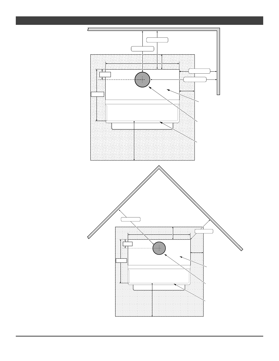 Stove installation, For qualified installers only), Top view - corner installation | Avalon Firestyles Olympic User Manual | Page 9 / 48
