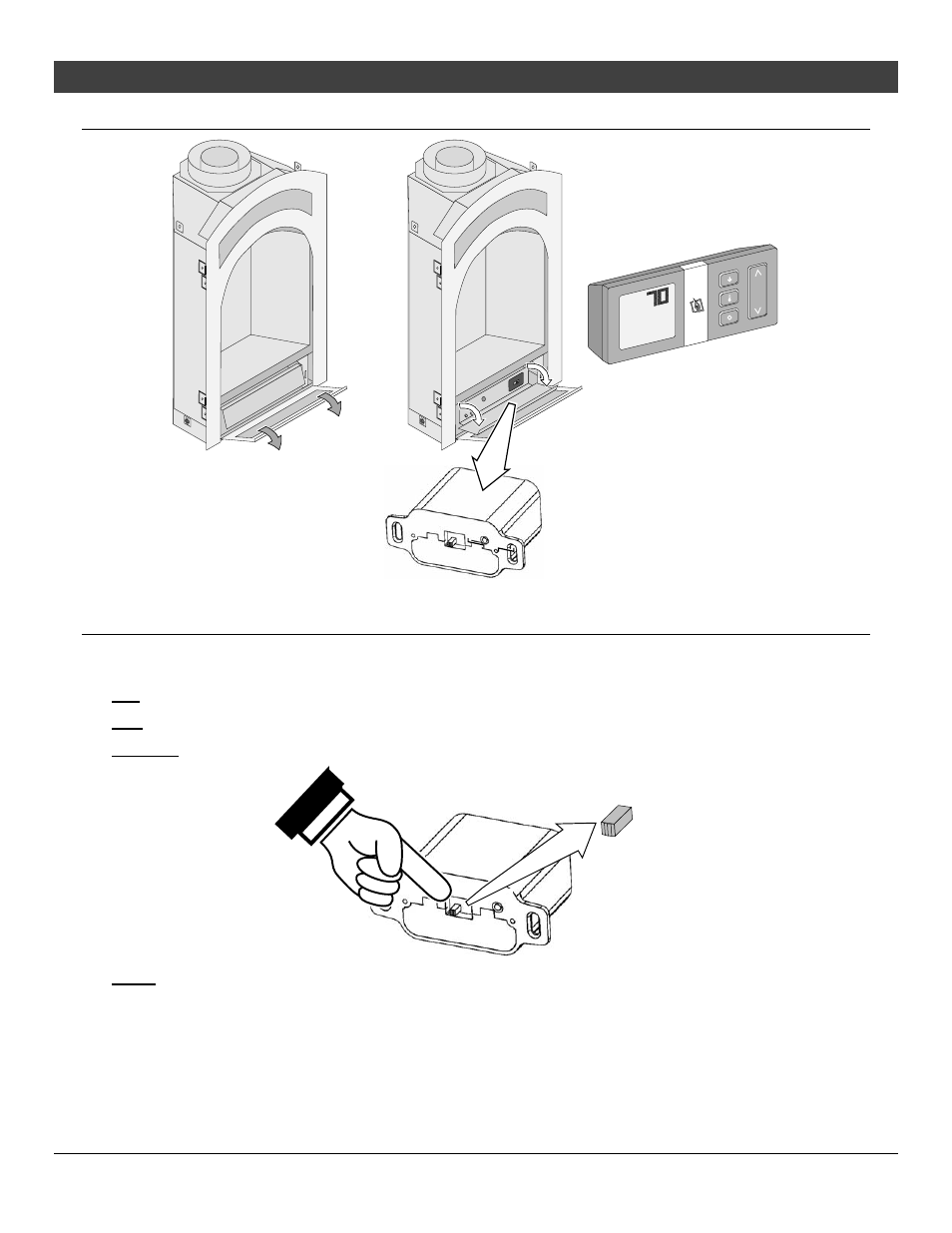 Operation 9, Location of controls, Direct operation | Avalon Firestyles Bed & Breakfast User Manual | Page 9 / 28