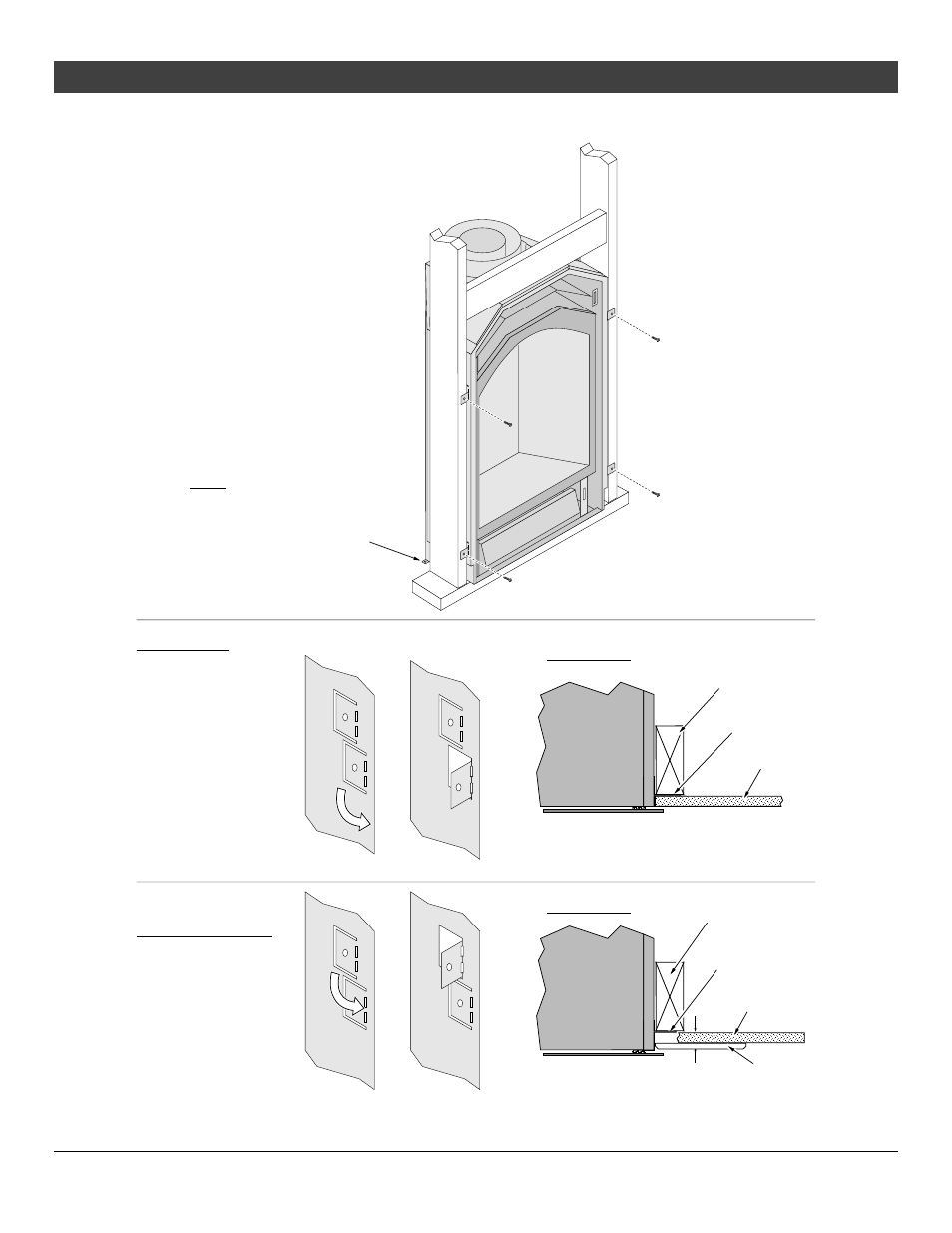 Installation, For qualified installers only), Nailing brackets | Avalon Firestyles Bed & Breakfast Installation User Manual | Page 17 / 52