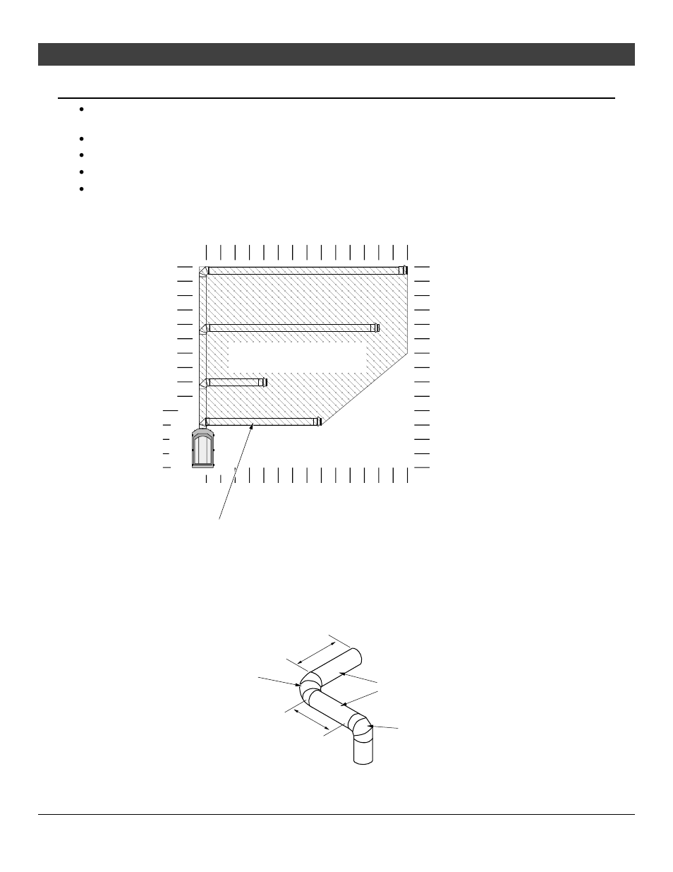 26 installation, Top vent configuration with horizontal termination, For qualified installers only) | Avalon Firestyles Bed & Breakfast Installation User Manual | Page 26 / 52