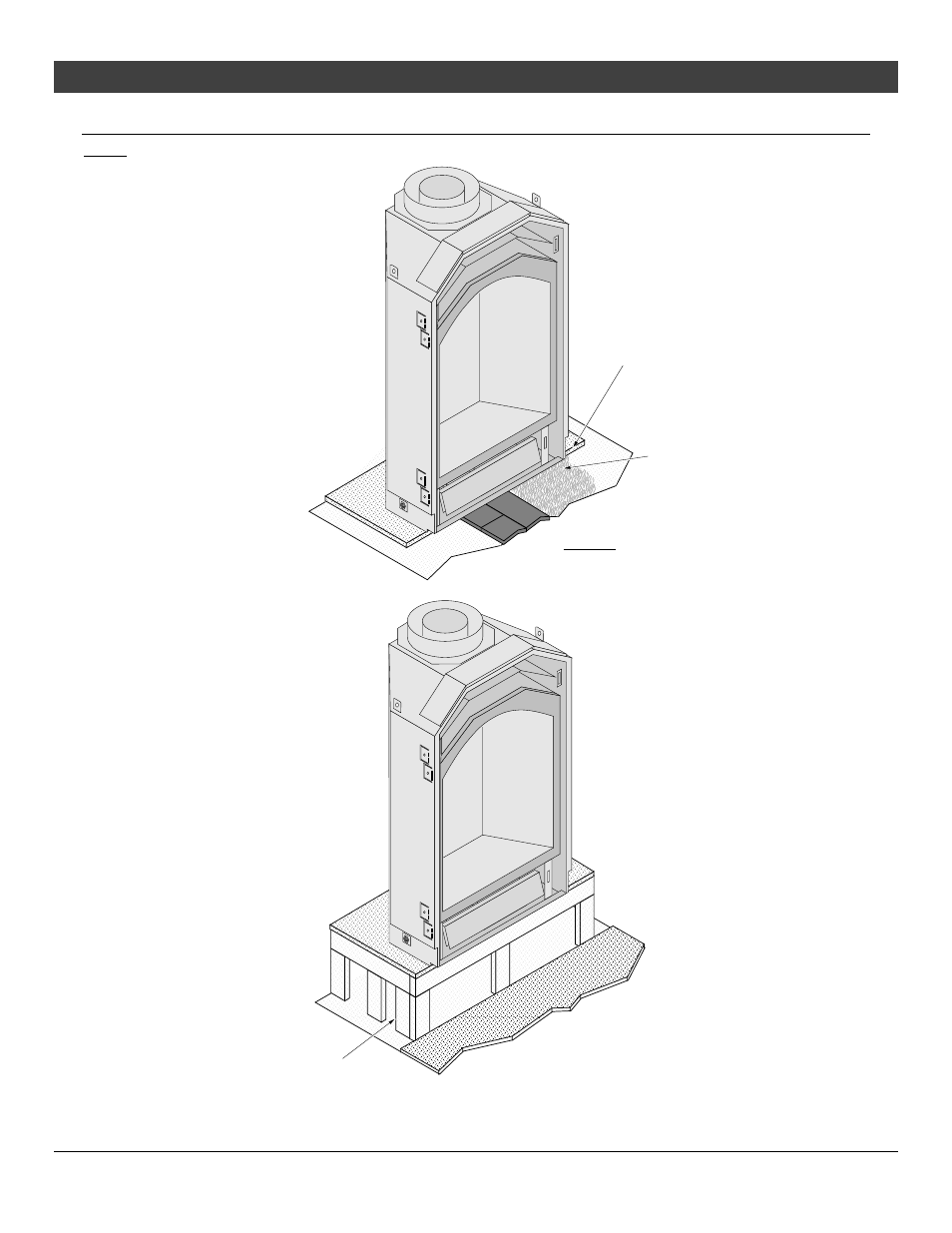 Installation, Hearth requirements, For qualified installers only) | Avalon Firestyles Bed & Breakfast Installation User Manual | Page 31 / 52