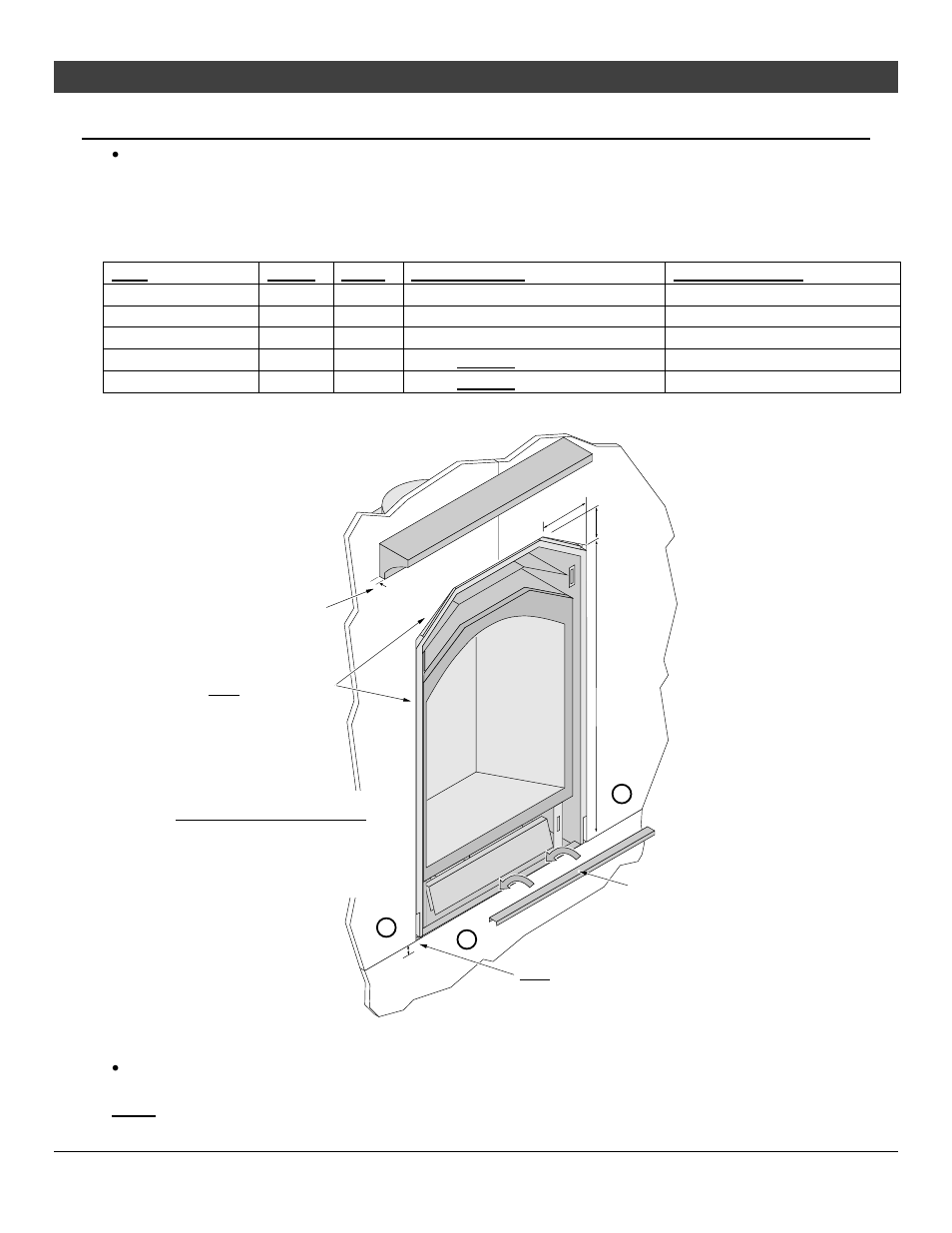 32 installation, Facing requirements, For qualified installers only) | Face dimensions, Facing under 1” thick, Facing over 1” thick | Avalon Firestyles Bed & Breakfast Installation User Manual | Page 32 / 52