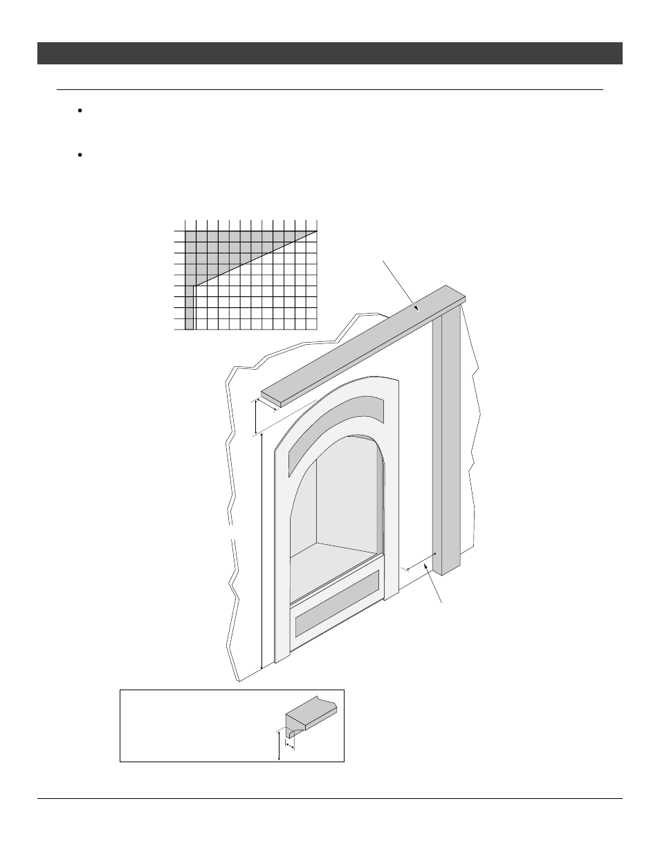 Installation, Mantel requirements, For qualified installers only) | Avalon Firestyles Bed & Breakfast Installation User Manual | Page 37 / 52