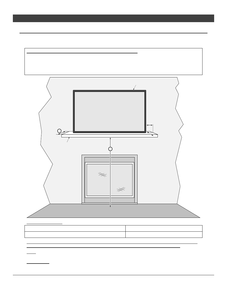12 installation, Televisions placed above the fireplace | Avalon Firestyles 864 TRV GS2 Installation User Manual | Page 12 / 78