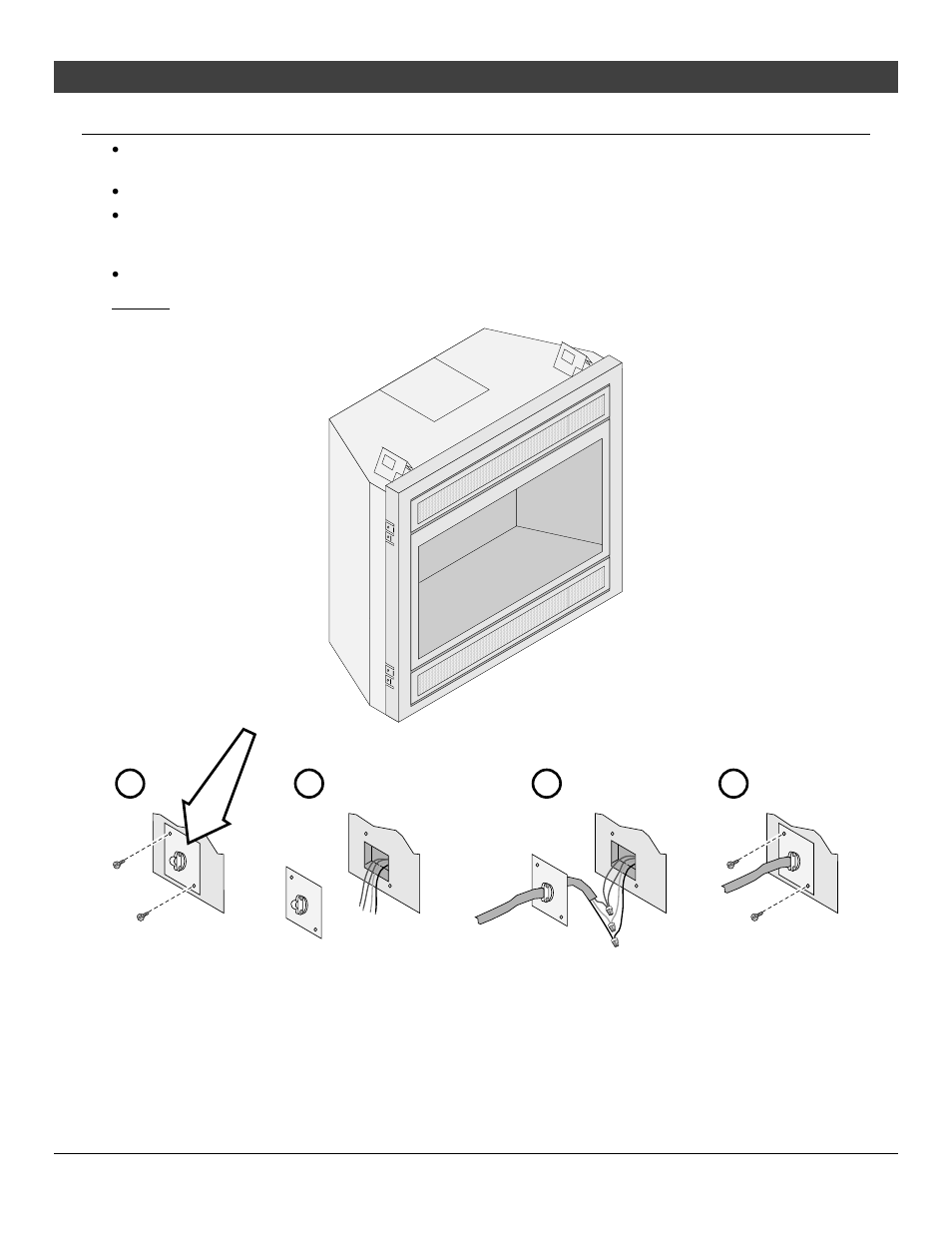 Installation, Ab c d | Avalon Firestyles 864 TRV GS2 Installation User Manual | Page 23 / 78