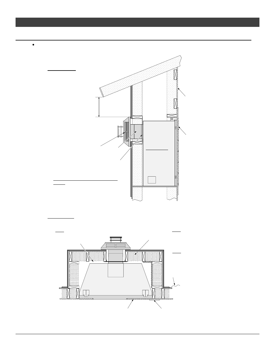 Installation, Side view top view, For qualified installers only) | Avalon Firestyles 864 TRV GS2 Installation User Manual | Page 45 / 78