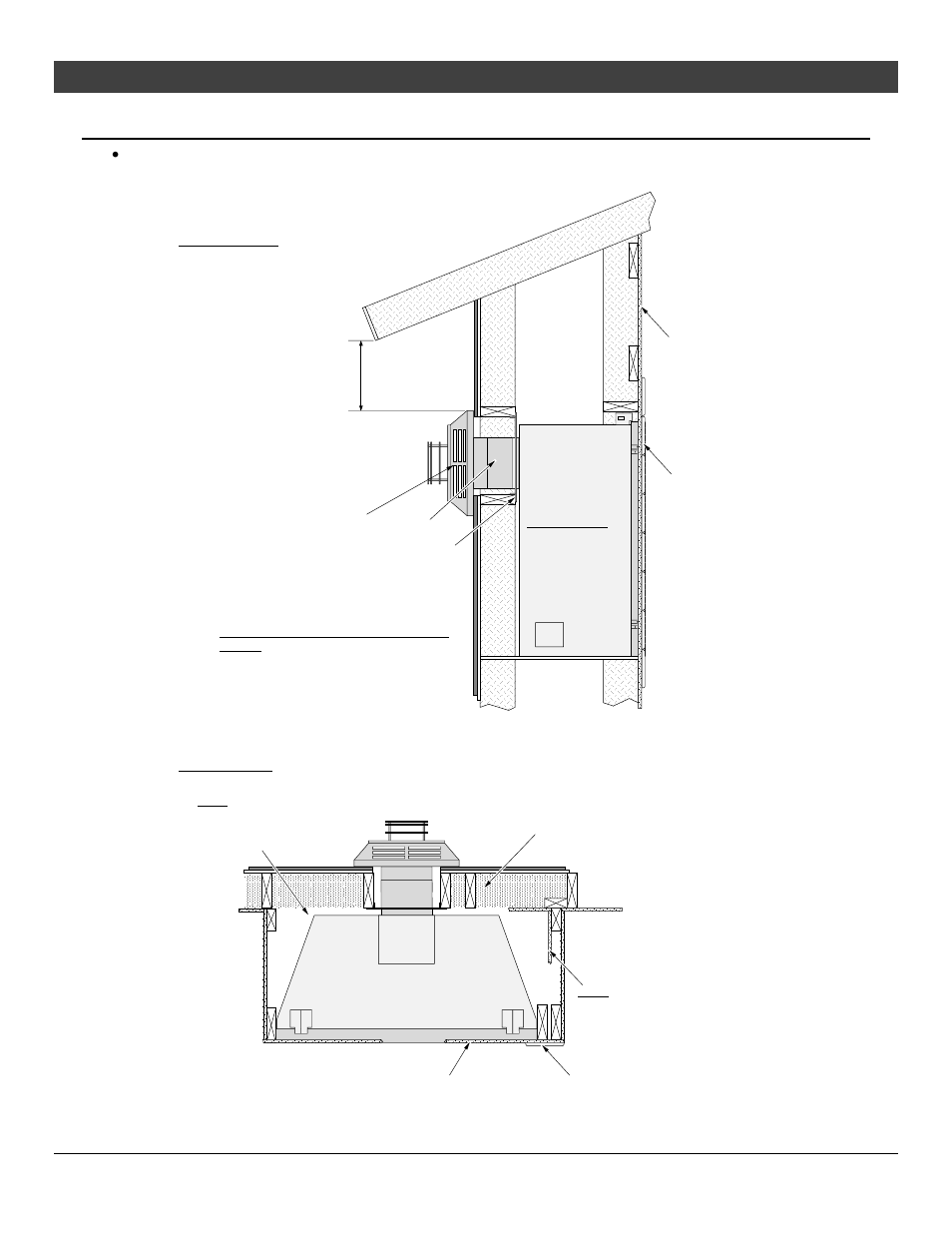 46 installation, Side view top view, For qualified installers only) | Avalon Firestyles 864 TRV GS2 Installation User Manual | Page 46 / 78