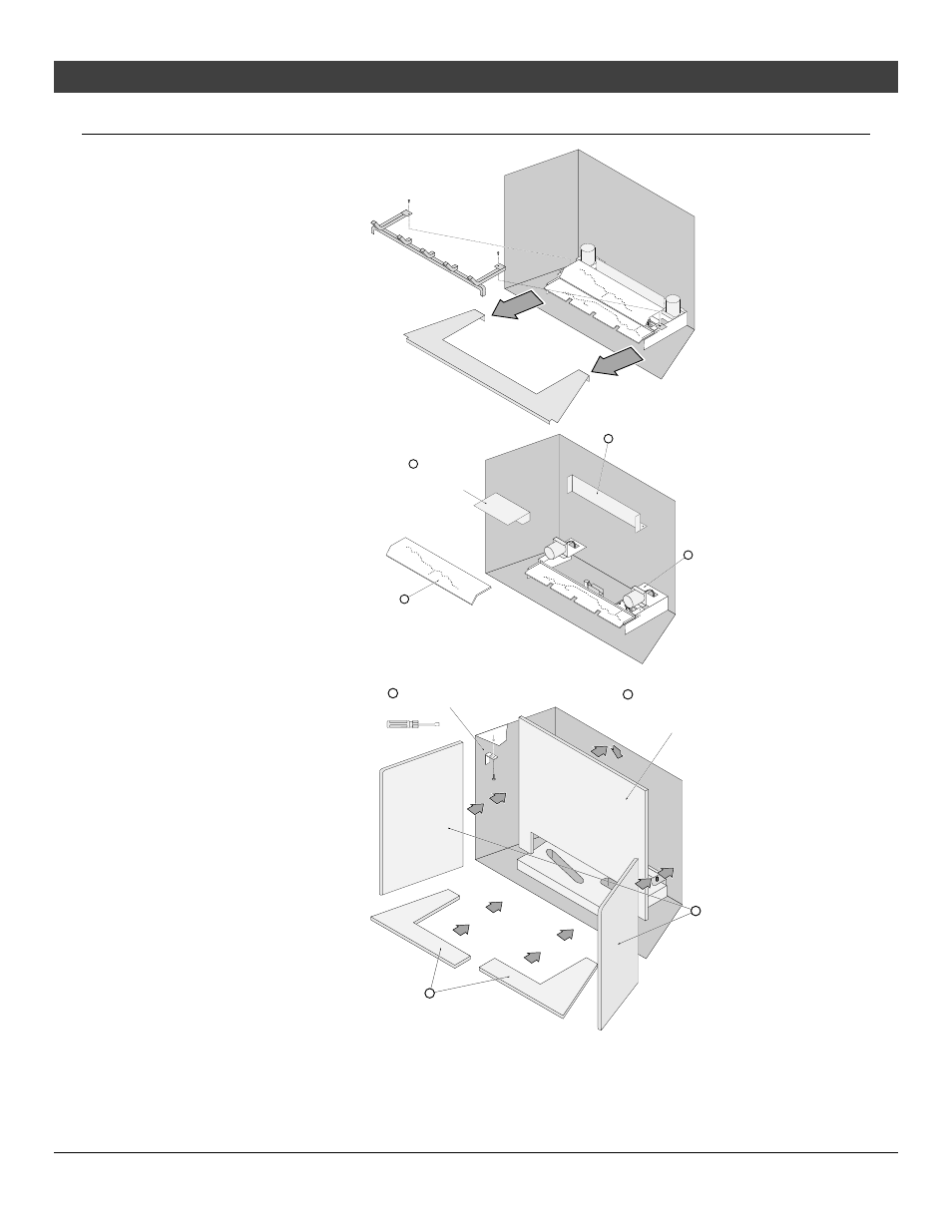62 optional equipment, Fireback installation, For qualified installers only) | Avalon Firestyles 864 TRV GS2 Installation User Manual | Page 62 / 78