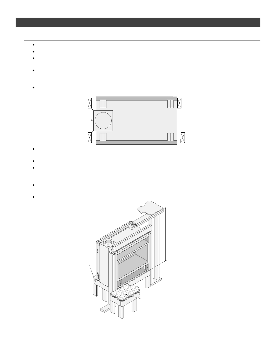 Installation, Fireplace placement requirements | Avalon Firestyles 864 See-Thru GS2 Installation User Manual | Page 11 / 78