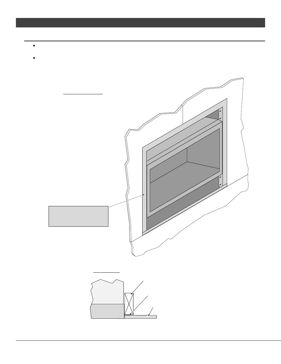 34 installation, Facing requirements | Avalon Firestyles 864 See-Thru GS2 Installation User Manual | Page 34 / 78