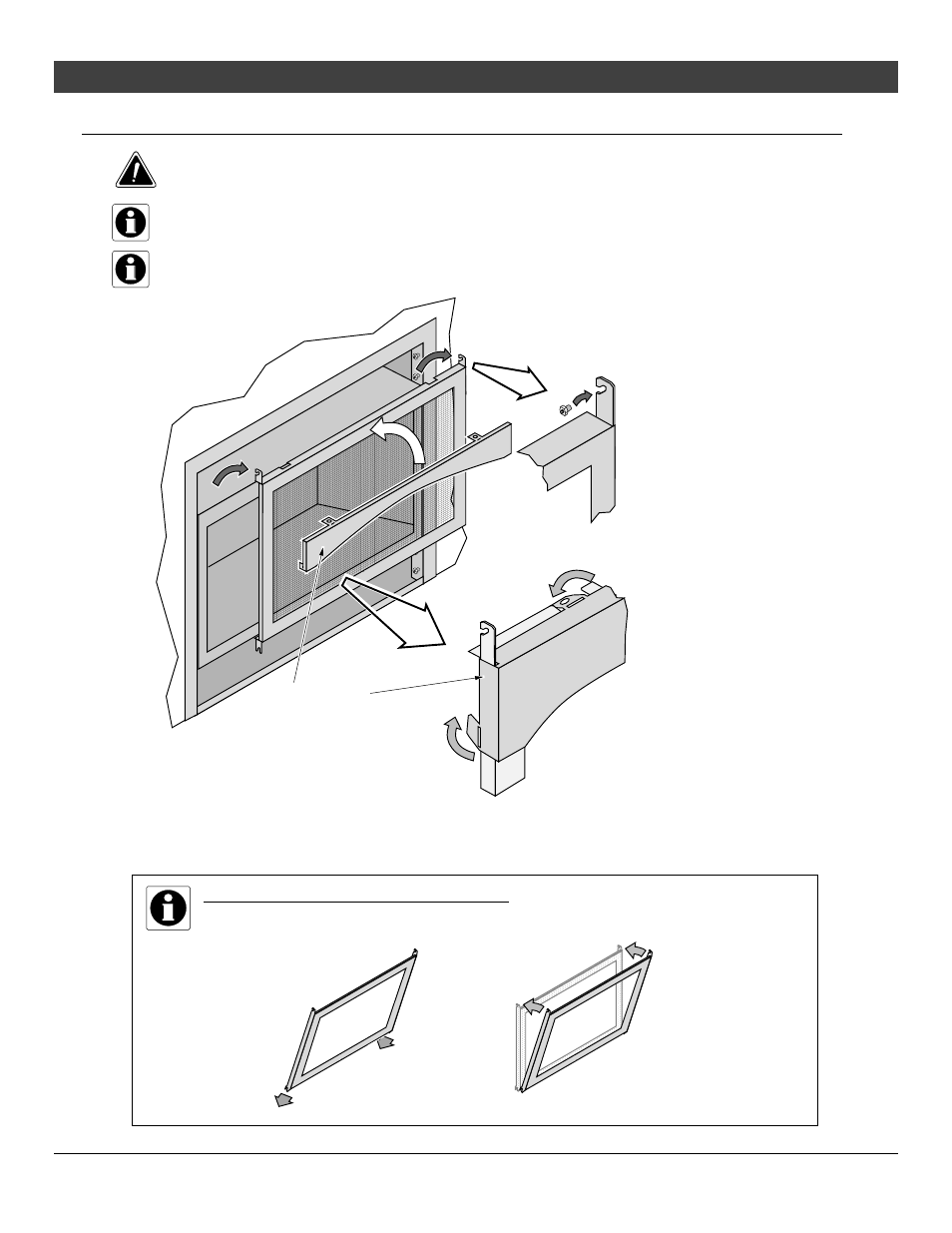 44 finalizing the installation, Barrier removal | Avalon Firestyles 864 See-Thru GS2 Installation User Manual | Page 44 / 78