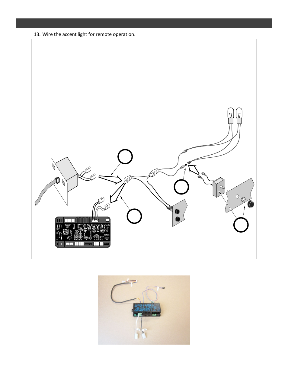 74 optional equipment, Accent light (s) | Avalon Firestyles 864 See-Thru GS2 Installation User Manual | Page 74 / 78