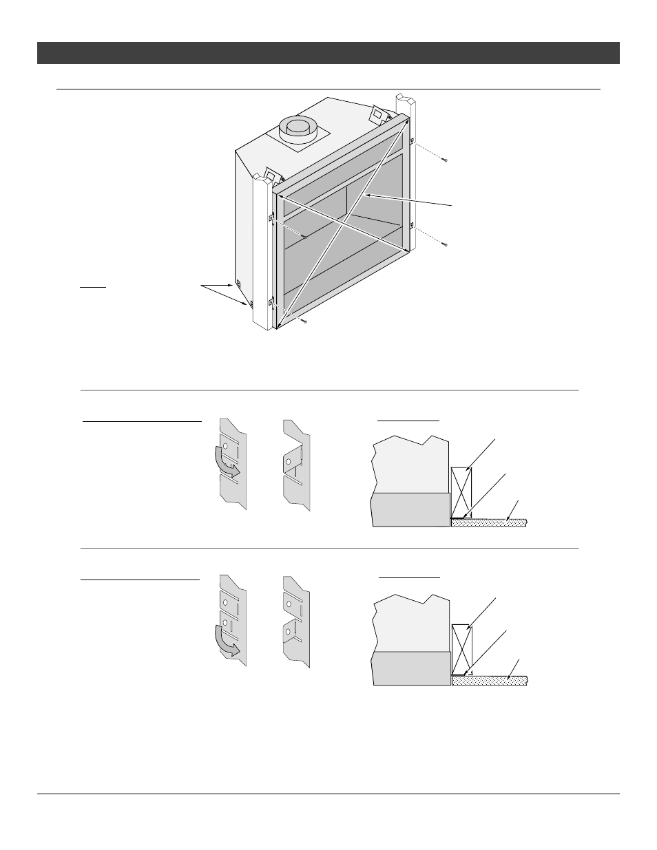 Installation, Nailing brackets | Avalon Firestyles 564 HO GS2 Installation User Manual | Page 15 / 52