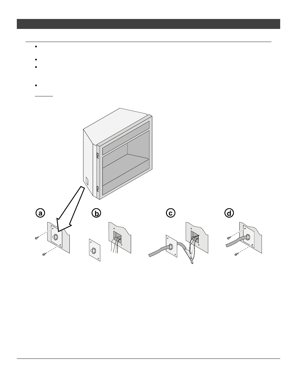 Installation, Ab c d | Avalon Firestyles 564 HO GS2 Installation User Manual | Page 20 / 52