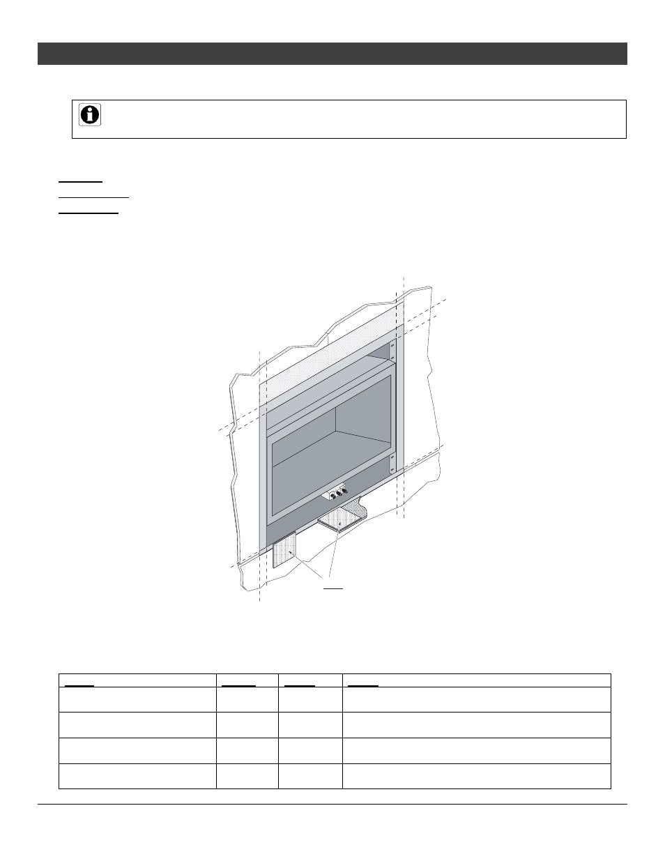 Installation, For qualified installers only), Facing overview | Optional faceplates – sizing chart | Avalon Firestyles 564 HO GS2 Installation User Manual | Page 33 / 52