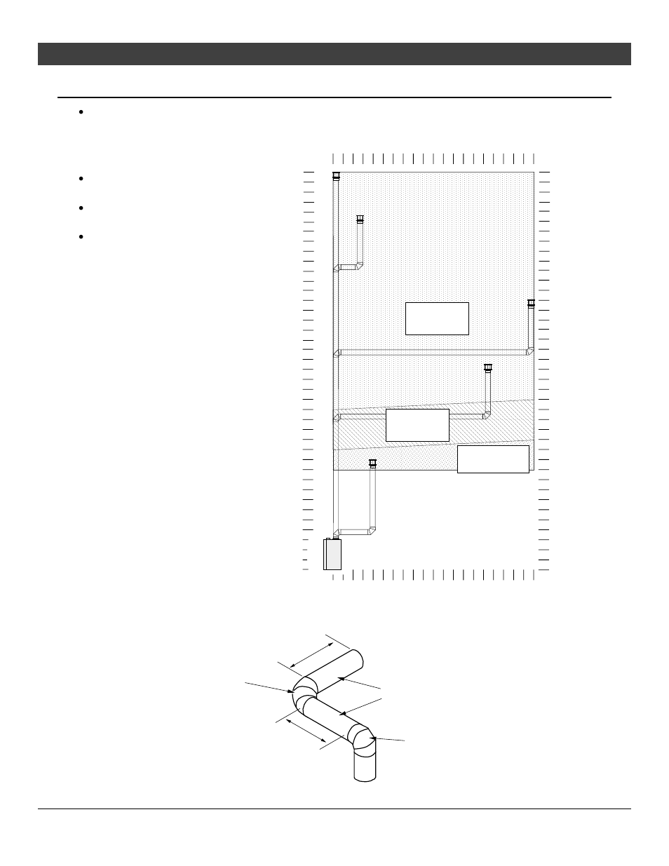 34 installation, Top vent configuration with vertical termination, For qualified installers only) | Avalon Firestyles 564 Diamond-Fyre GSR2 Installation User Manual | Page 34 / 62