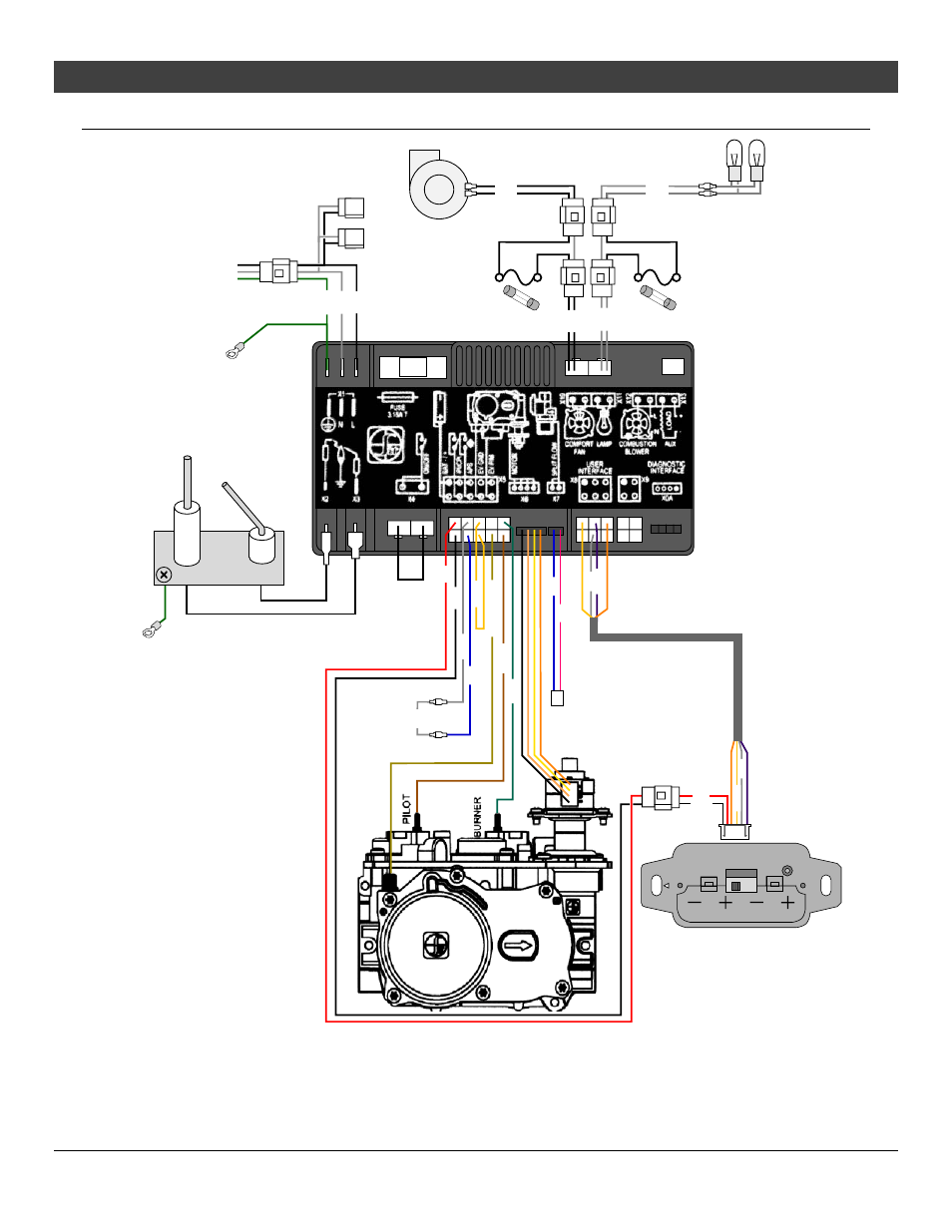 Optional equipment, Wiring diagram, For qualified installers only) | Pilot sensor | Avalon Firestyles 564 Diamond-Fyre GSR2 Installation User Manual | Page 61 / 62
