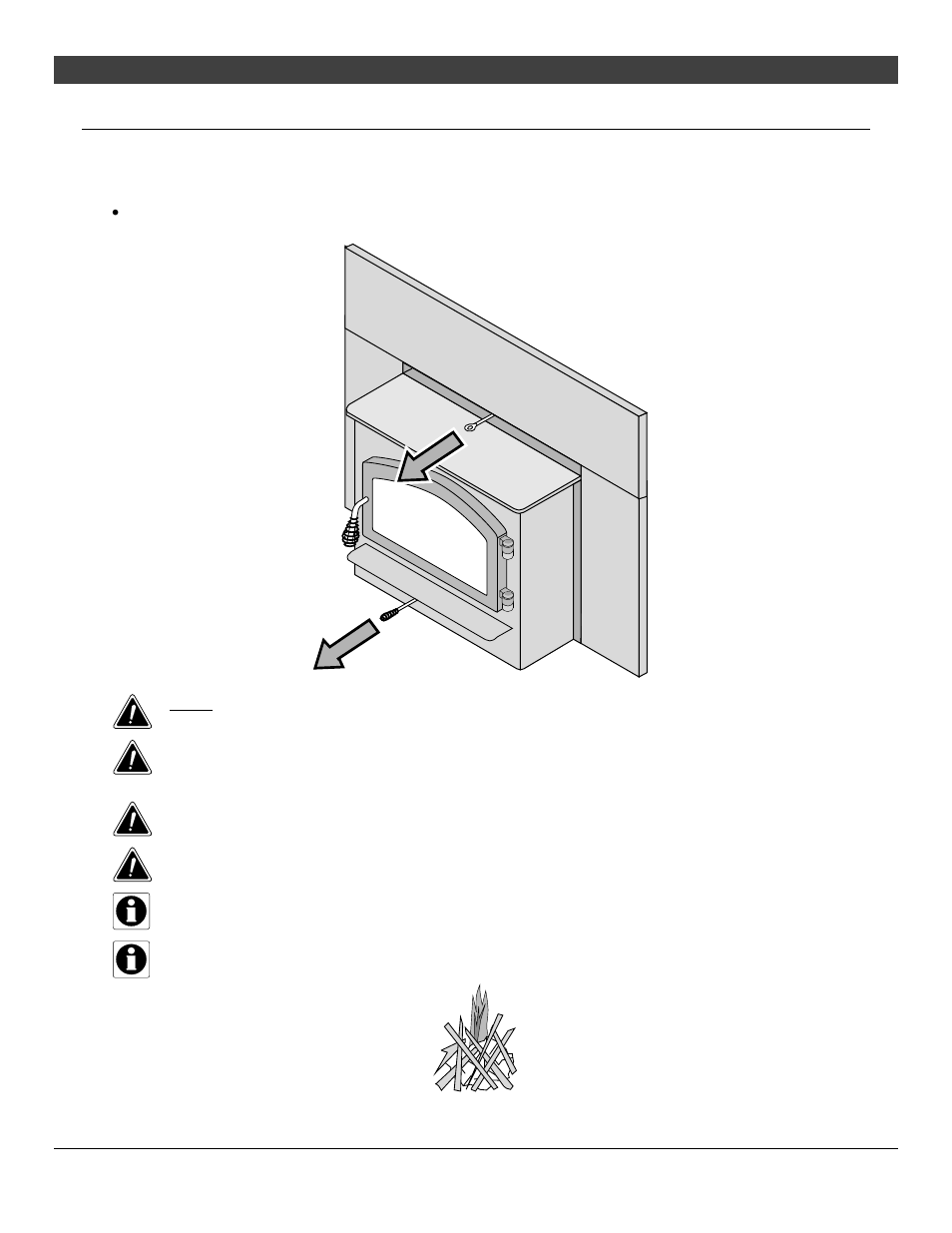 18 operating your appliance, Starting a fire | Avalon Firestyles 1750 Spokane User Manual | Page 18 / 36