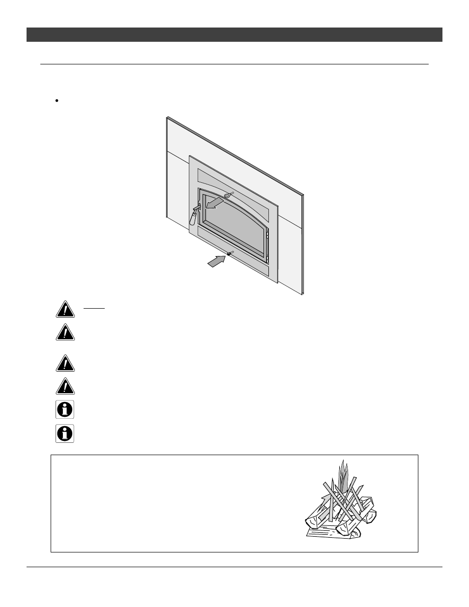 24 operating your appliance, Starting a fire | Avalon Firestyles Small Flush Hybrid-Fyre User Manual | Page 24 / 44