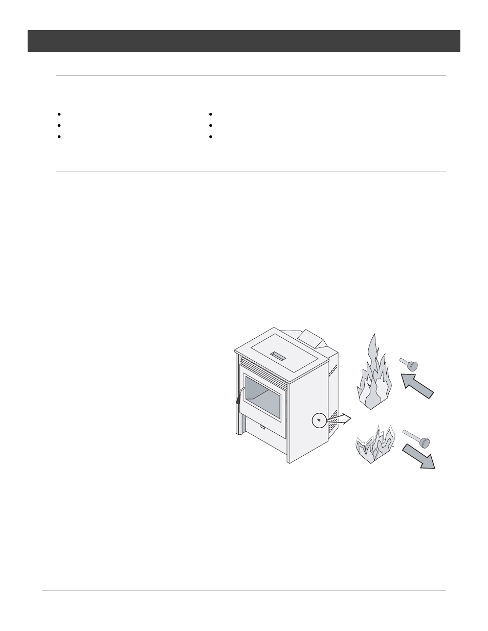 Installation, For qualified installers only), Alcove installation requirements | Restrictor adjustment | Avalon Firestyles AGP User Manual | Page 14 / 48