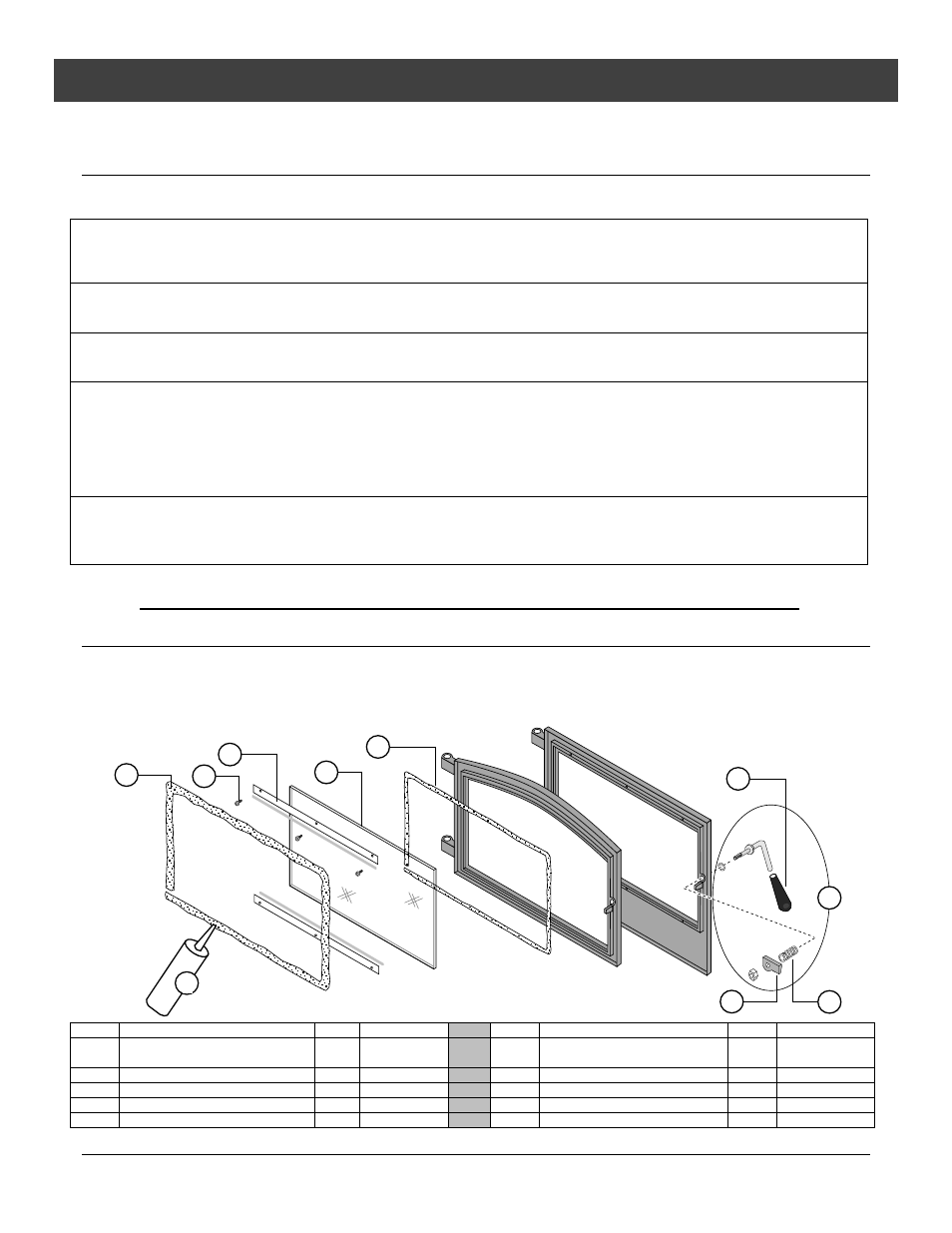 Maintenance, Troubleshooting table, Replacement parts | Avalon Firestyles AGP User Manual | Page 42 / 48