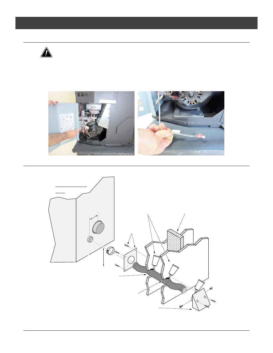 Optional equipment, Thermostat installation (optional), Outside air kit | Avalon Firestyles AGP User Manual | Page 44 / 48