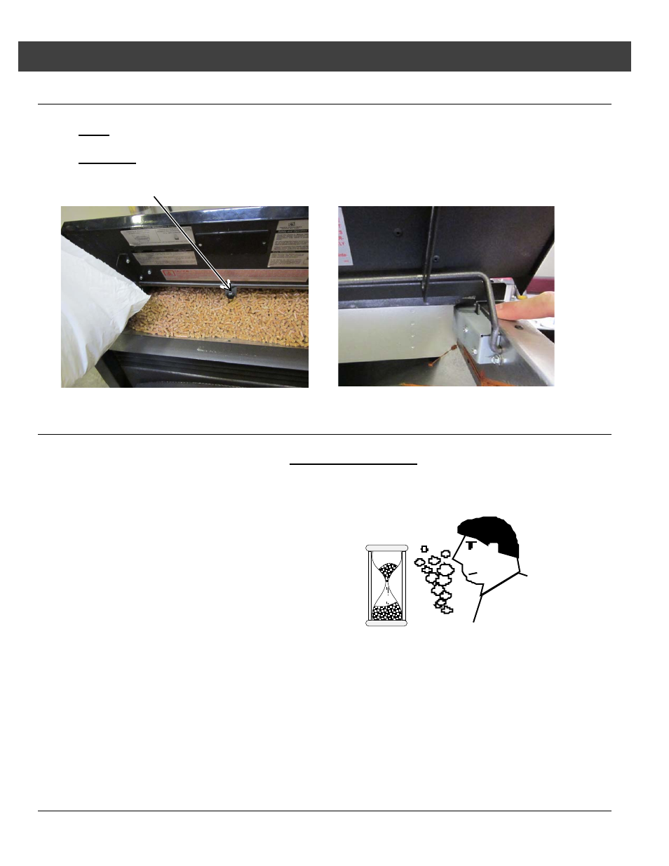 Operation, Loading pellets, Starting the heater for the first time | Avalon Firestyles AGP Pellet User Manual | Page 26 / 52