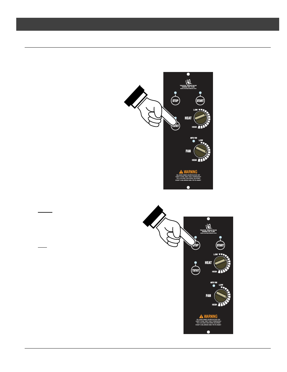 Operation, Tstat (thermostat) mode | Avalon Firestyles AGP Pellet User Manual | Page 29 / 52