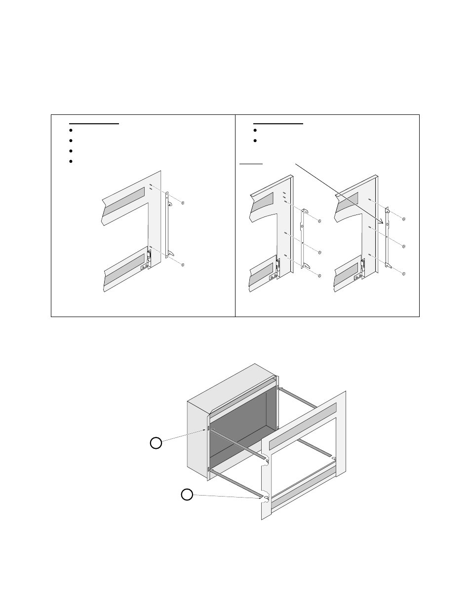 Face bracket installation, Face attachment | Avalon Firestyles 564 Electric Fireplace User Manual | Page 11 / 19