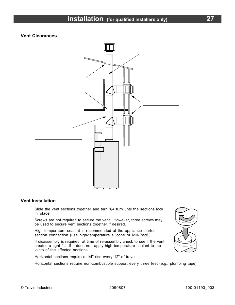 Installation | Avalon Firestyles 1080 CF Installation User Manual | Page 27 / 60