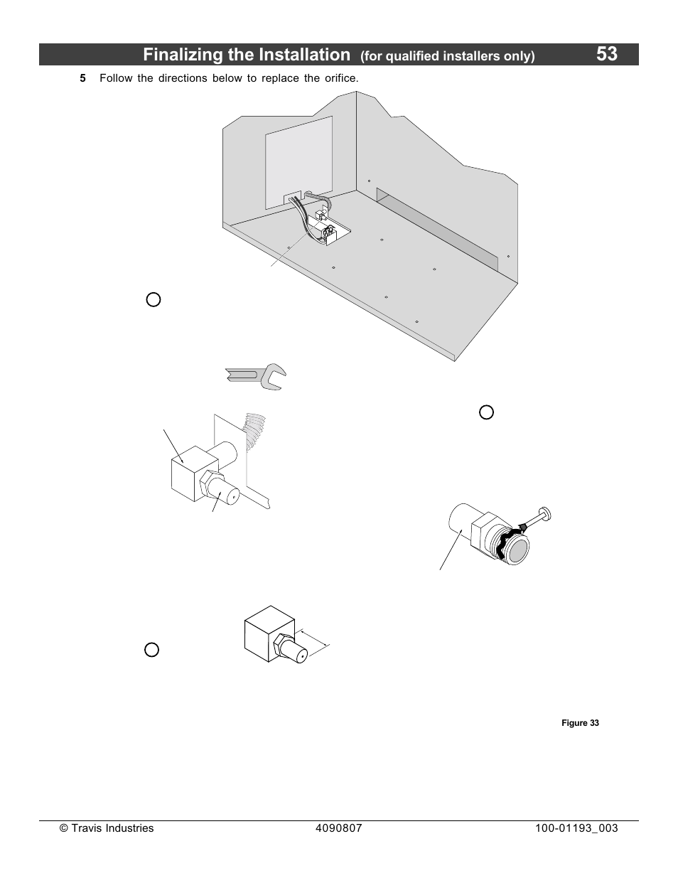 Finalizing the installation | Avalon Firestyles 1080 CF Installation User Manual | Page 53 / 60