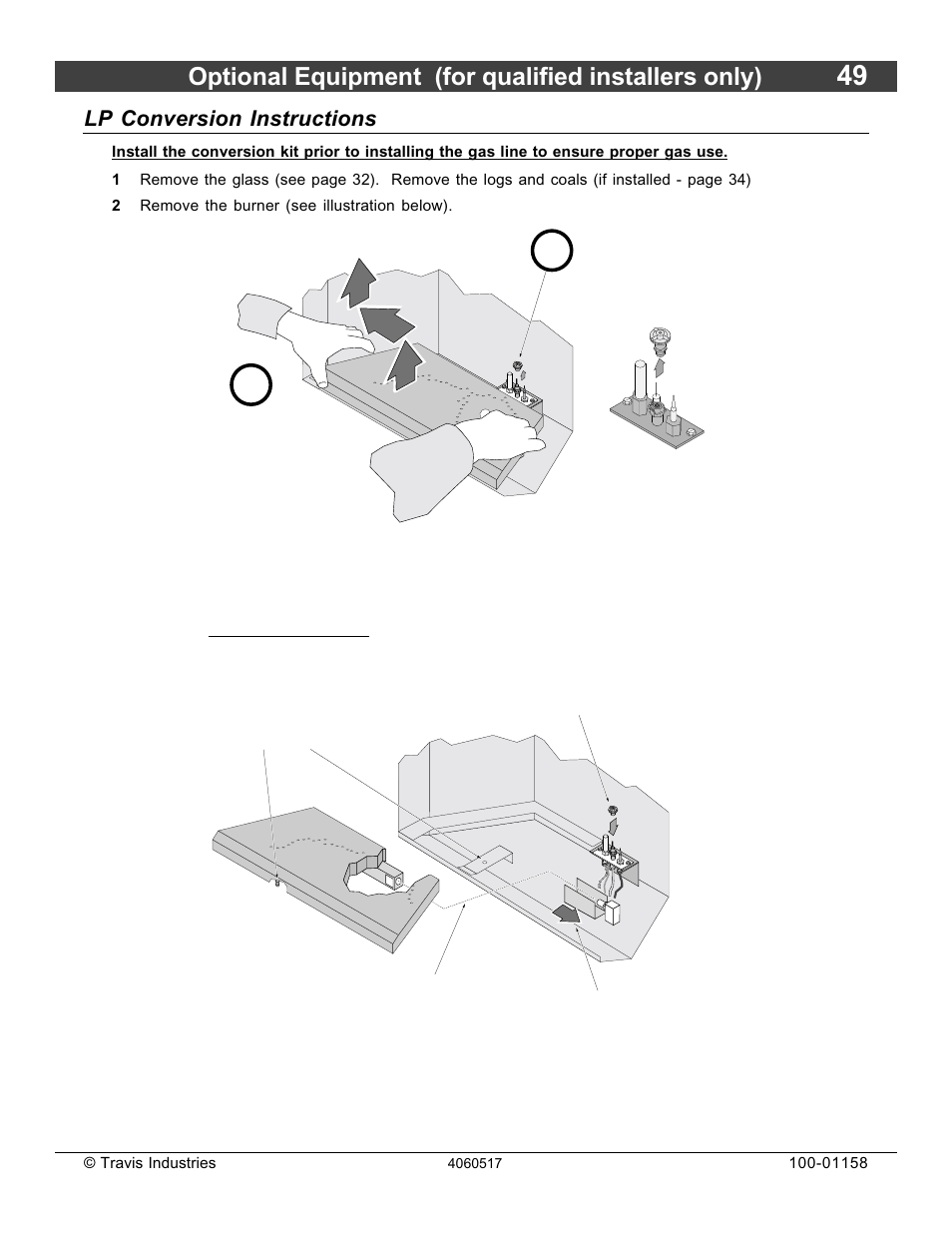 Optional equipment (for qualified installers only) | Avalon Firestyles 21 DV RV User Manual | Page 49 / 54