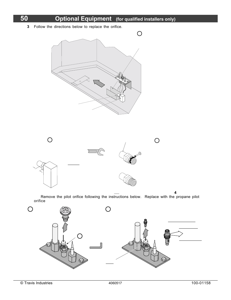 Optional equipment, For qualified installers only) | Avalon Firestyles 21 DV RV User Manual | Page 50 / 54